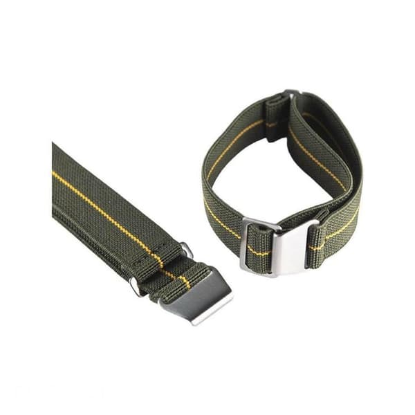 Grönt och gult Marine Nationale klockarmband