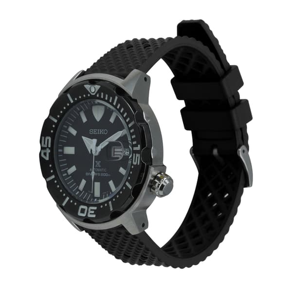 Honeycomb klockarmband av svart FKM gummi