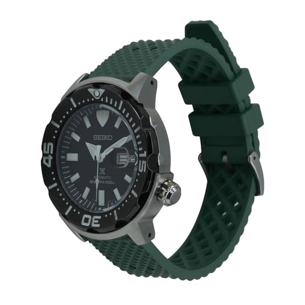 Honeycomb klockarmband av grönt FKM gummi