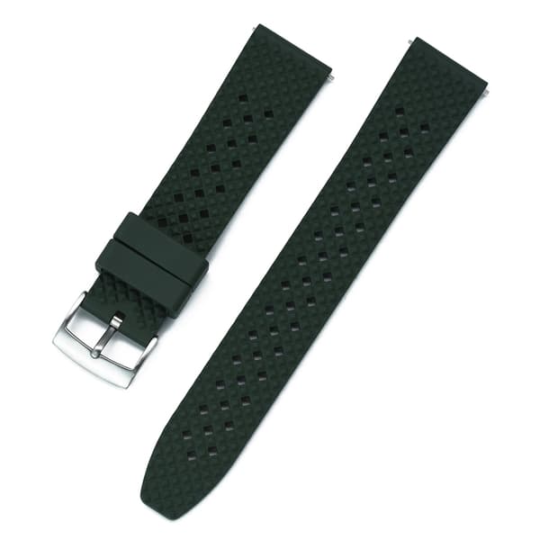 Honeycomb klockarmband av grönt FKM gummi