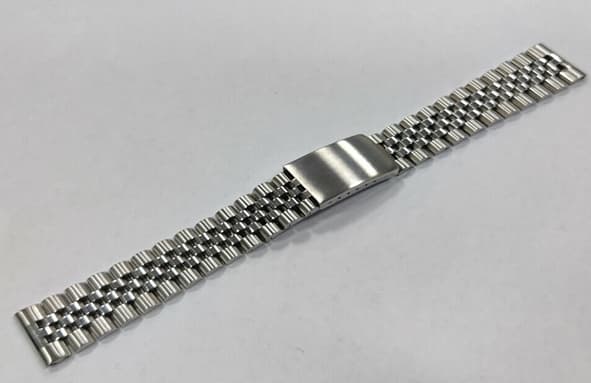 Jubileelänk rak ändbit rostfritt stål Silver 19mm