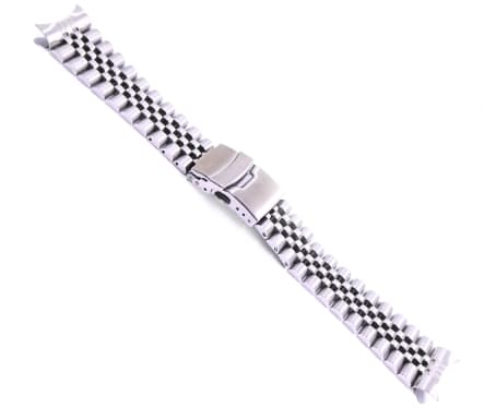 Jubileelänk med dubbellås Silver 22mm