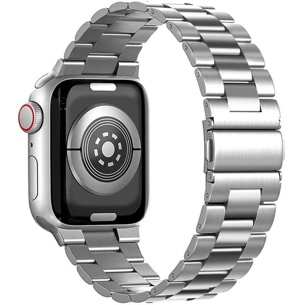 Armband rostfritt stål Apple Watch 7 (41mm) - Silver