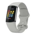 Miniatyrbilde 1 av 5: Sport Armband Fitbit Charge 5 (L) - Ljusgrå