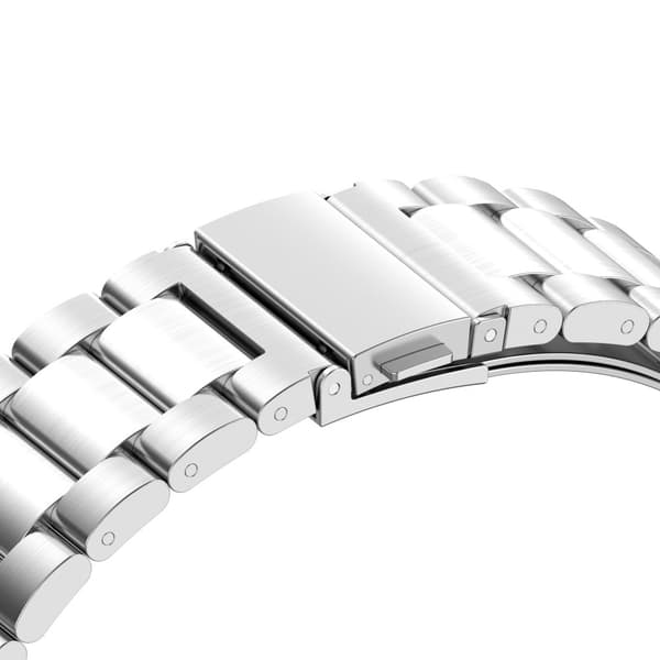 INF Urrem 22 mm Huawei Watch GT / Magic / TicWatch Pro rustfrit stål Sølv