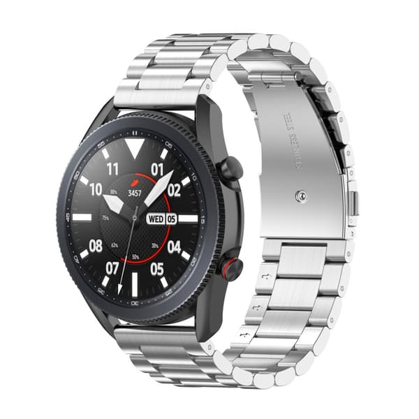 INF Urrem 22 mm Huawei Watch GT / Magic / TicWatch Pro rustfrit stål Sølv