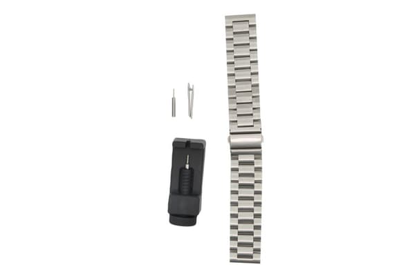INF Urrem 22 mm Huawei Watch GT / Magic / TicWatch Pro rustfrit stål Sølv