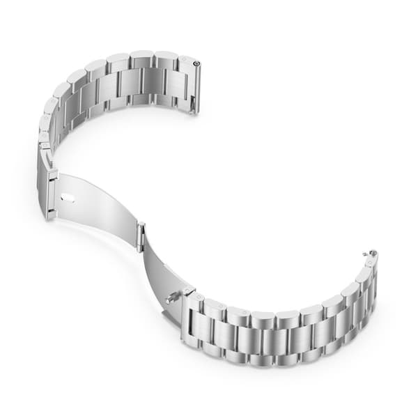 INF Urrem 22 mm Huawei Watch GT / Magic / TicWatch Pro rustfrit stål Sølv