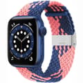 Miniatyrbilde 1 av 2: Flettet elastisk armbånd Apple watch 6 (44mm) - bluepowder