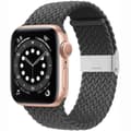 Miniatyrbild 1 av 2: Flätat Elastiskt Armband Apple watch 6 (44mm) - Skygrey