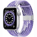 Miniatyrbilde 1 av 2: Flettet elastisk armbånd Apple watch 6 (40mm) - gradientpurple