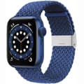 Pikkukuva 1 / 2: Punottu elastinen rannekoru Apple watch 6 (40mm) - sininen