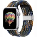 Miniatyrbillede 1 af 2: Flettet Elastik Armbånd Apple watch 6 (40mm) - cowboy