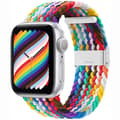 Miniatyrbilde 1 av 2: Flettet elastisk armbånd Apple watch 6 (40mm) - pride edition