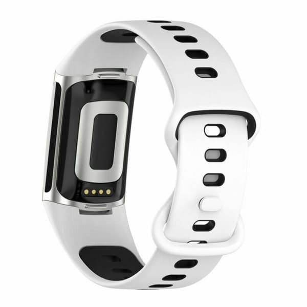 Twin Sport Rannekoru Armband Fitbit Charge 5 - Valkoinen/musta