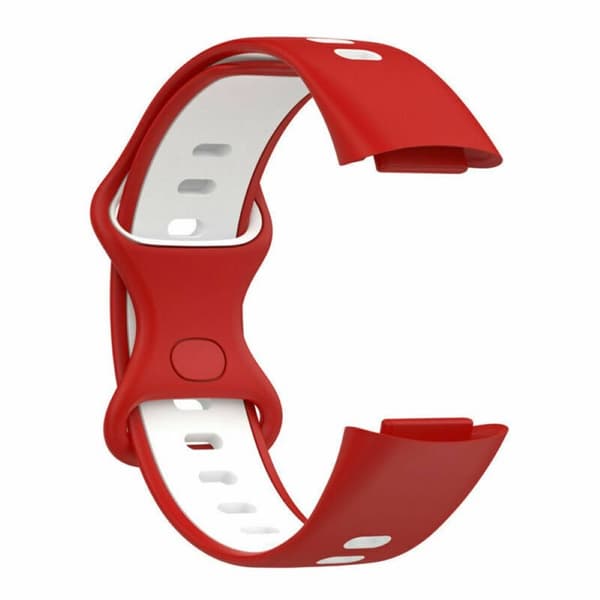 Twin Sport Rannekoru Armband Fitbit Charge 5 - Punainen/valkoinen