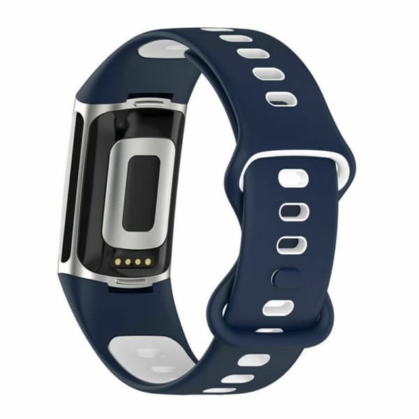 Twin Sport Armband Fitbit Charge 5 - Blå/hvit