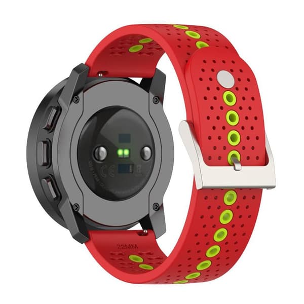 Urheilullinen rannekoru Suunto 9 Peak - Punainen/vihreä