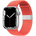 Pikkukuva 1 / 2: Punottu elastinen rannekoru Apple Watch 7 (41mm) - punainen
