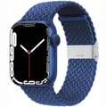 Miniatyrbilde 1 av 2: Flettet elastisk armbånd Apple Watch 7 (41mm) - Blå