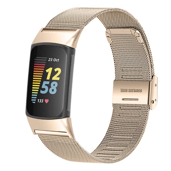INF Fitbit Charge 5 armband rostfritt stål Guld
