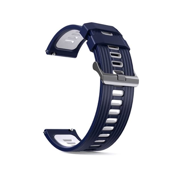 Twin RIB Armbånd Huawei Watch GT3 (46mm) - Blå/hvit