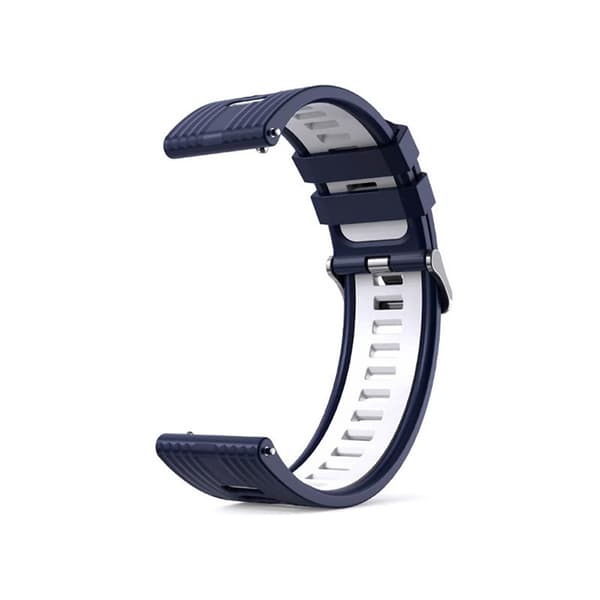 Twin RIB Armbånd Huawei Watch GT3 (46mm) - Blå/hvit