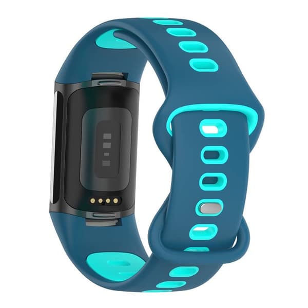 Twin Sport Armband Fitbit Charge 5 - Blå/turkis