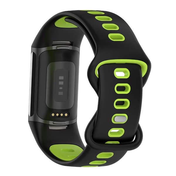 Twin Sport Armband Fitbit Charge 5 - Svart/lime