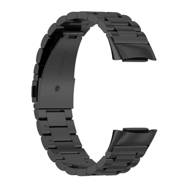 Rustfritt stål armbånd Fitbit Charge 5 - Svart