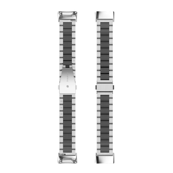 Armband rostfritt stål Fitbit Charge 5 - Silver/svart