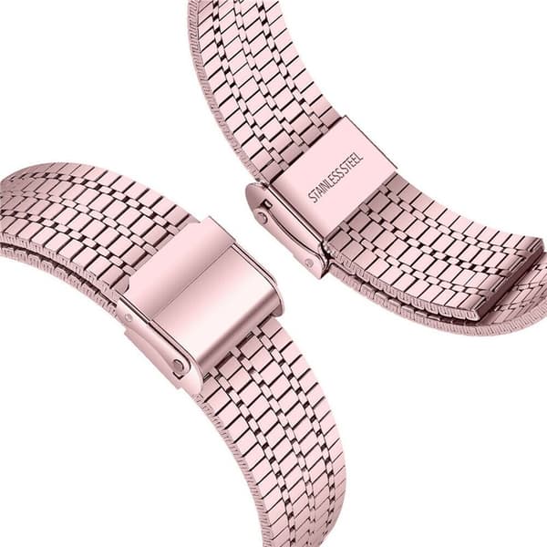 Mesh Armband rostfritt stål Apple Watch 7  (45mm) - Rosa