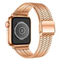 Miniatyrbild 2 av 3: Mesh Armband rostfritt stål Apple Watch 7  (41mm) - Guld