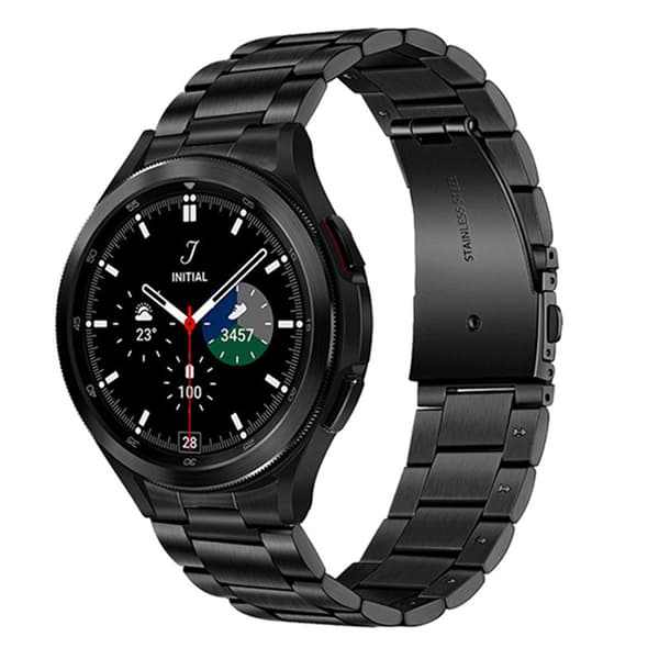 Armbånd RSF Stål No-Gap Samsung Galaxy Watch 4 Classic (42mm) - Svart