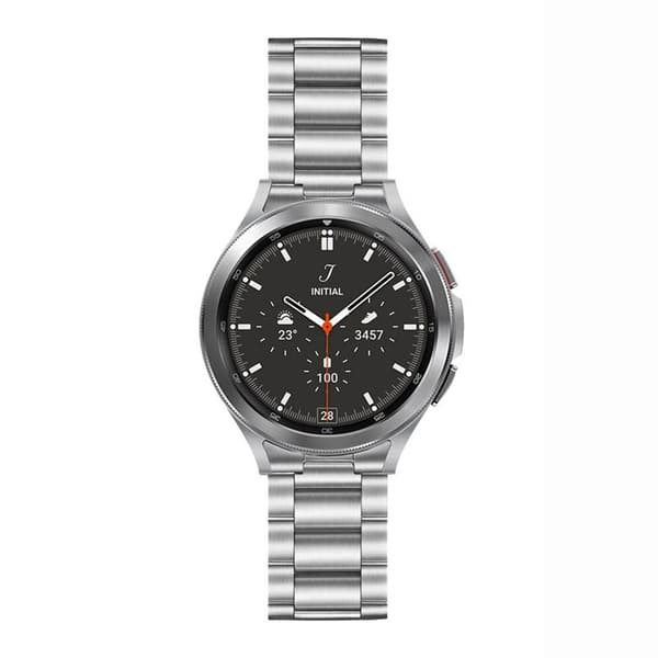 Rannekoru RSF Terästä No-Gap Samsung Galaxy Watch 4 (40mm) - Hopea