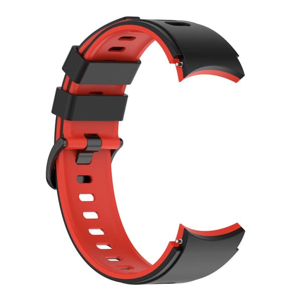 INF Samsung Galaxy Watch 4 Classic armbånd silikon Svart+rød