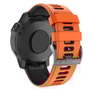Twin Sport Armbånd Garmin Fenix 6X - Orange/sort