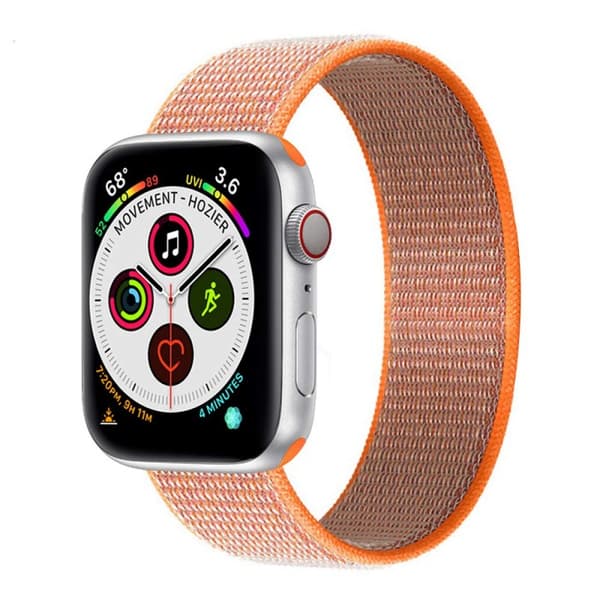 Nylon Armband Apple Watch 6 (40mm) - Spicy Orange