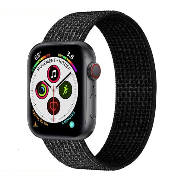 Nylon Armband Apple Watch 6 (40mm) - Black/white
