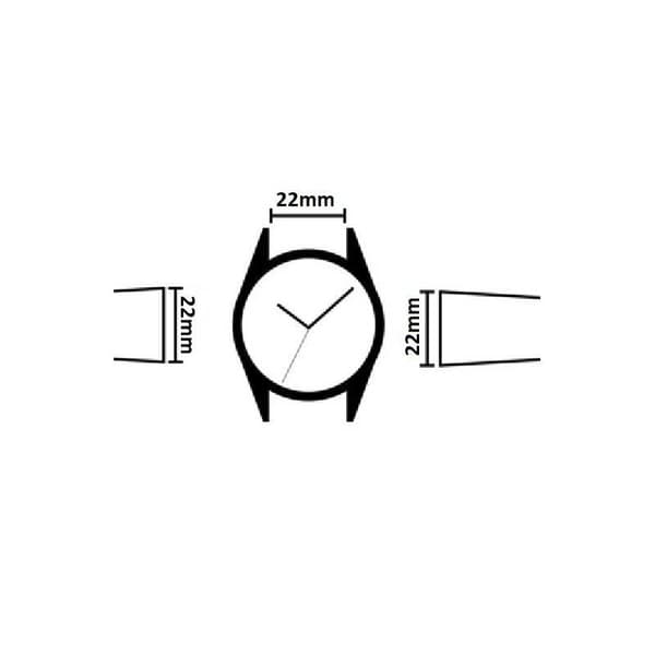Universal Justerbar & Elastisk Nylon Klockarmband - 22mm
