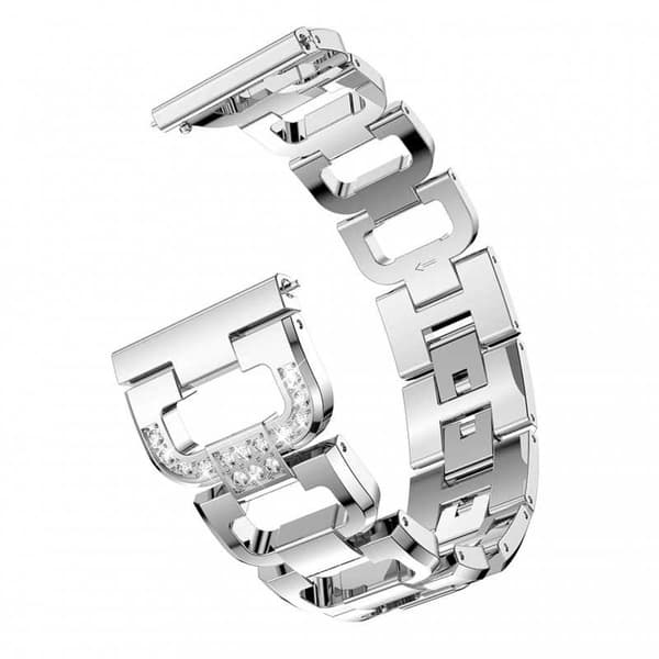Universal Exklusivt Klockarmband med Strass - 20mm