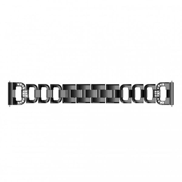 Universal Exklusivt Klockarmband med Strass - 20mm