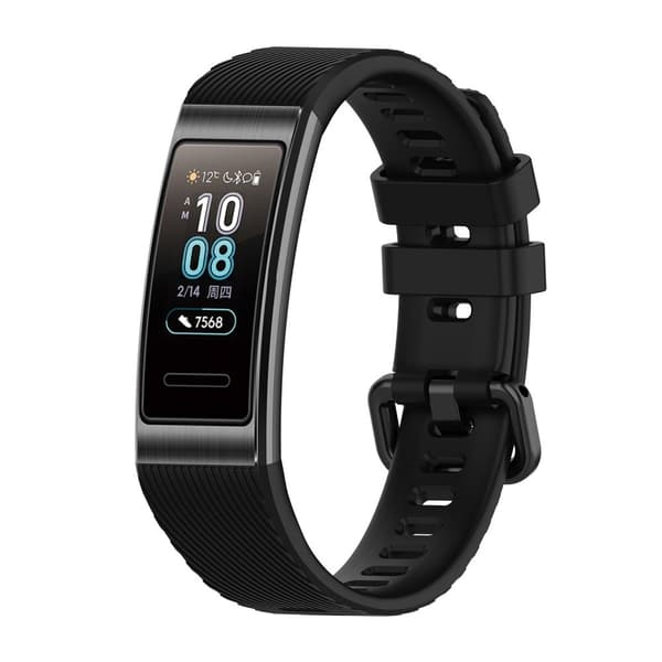 INF Huawei Band 3/3 Pro / 4 Pro -rannekoru musta TPU