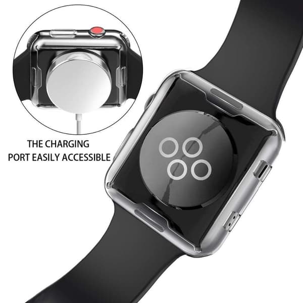 2-Kpl Apple Watch 38/40/42/44 mm - Täydellinen Kuori Näytönsuoja