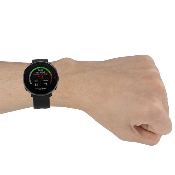 INF Klokkebånd kompatibel med Polar Ignite/Unite Silikon Sort CDON