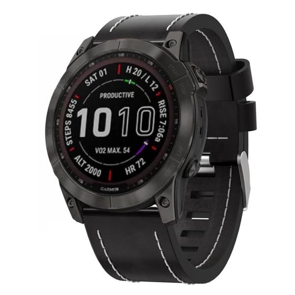 Lærarmbånd Garmin Fenix 7X - Sort