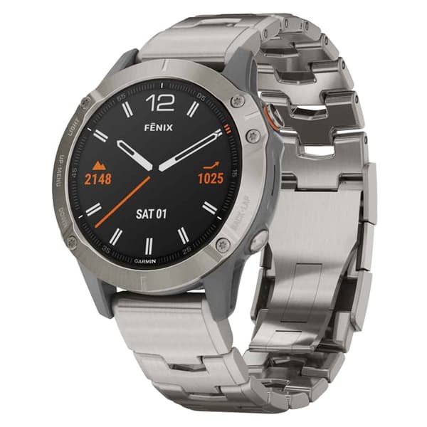 Armband titan Garmin Fenix 7X - Silver