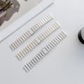 Miniatyrbilde 2 av 2: Tofarget armbånd til Samsung og Huaweis smartklokker 20 mm - hvit / sølv