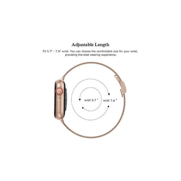 Apple Watch 38/40/41mm Slim Armband Milanesisk Loop