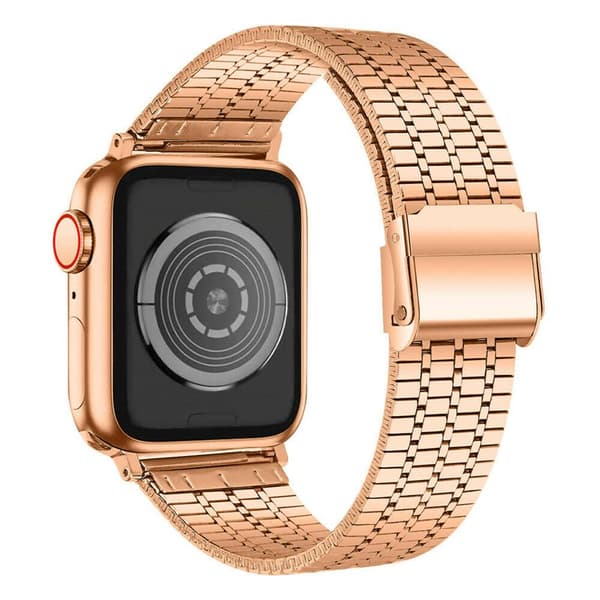 Mesh armbånd i rustfritt stål Apple Watch 7 (45mm) - Gull